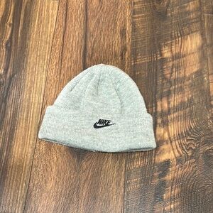 Nike Toddler Light Gray Knit Beanie